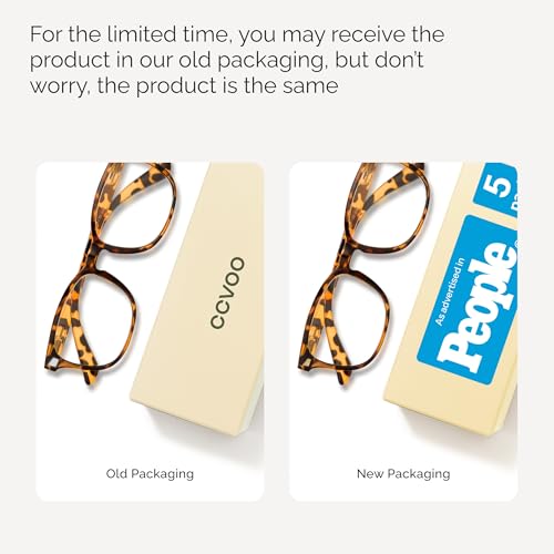 CCVOO 2.5 Reading Glasses for Women, Eye glasses, Blue Light Readers for Women, Cheaters