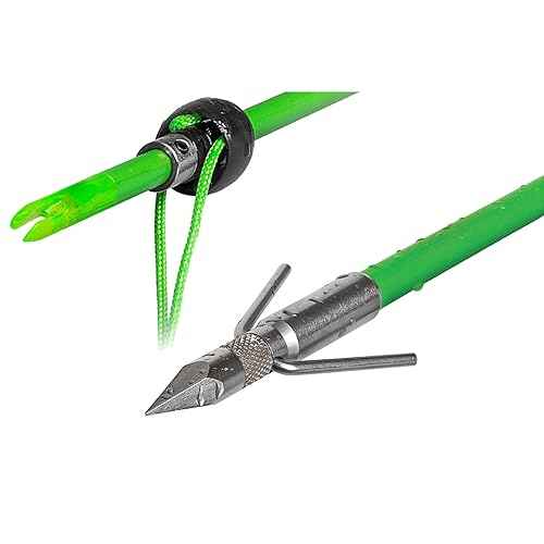 TRUGLO Ez Rest Superior Hunting Easy to Use Versatile Durable Bowfishing Kit Ez Rest Arrow Rest and 2 Complete Arrows Included