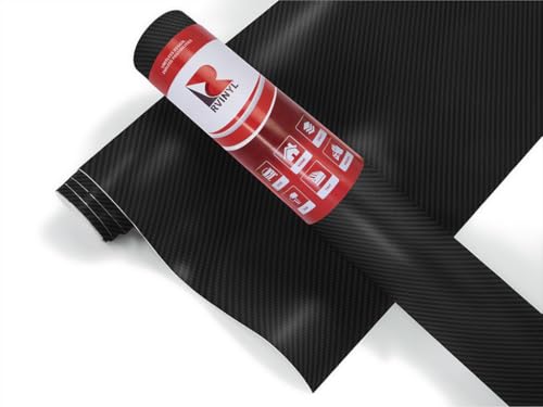 3M 2080 Series CF12 Black Carbon Fiber - 5ft x 1ft - 5sq ft - Dual Cast 3D Weave Embossed Vinyl Car Wrapping Film - Vehicl...