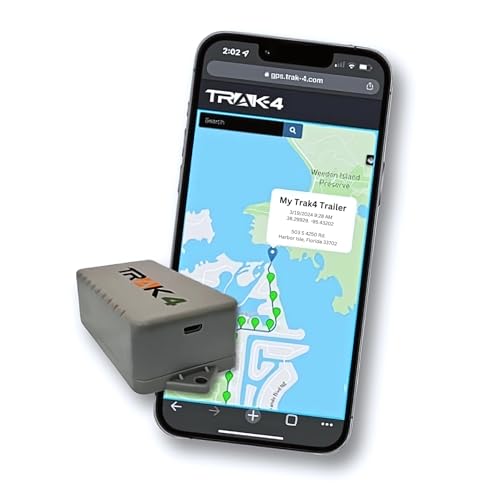 Trak-4 GPS Tracker for Vehicles, Assets, Equipment. Long Battery Life, Waterproof, Global Tracking. Low-Cost Subscription ...