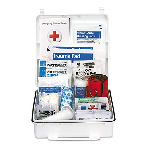 First Aid Only 90566 ANSI B 2015 and OSHA Compliant First Aid Kit, 50-Person Emergency First Aid Kit for Business, Home, C...