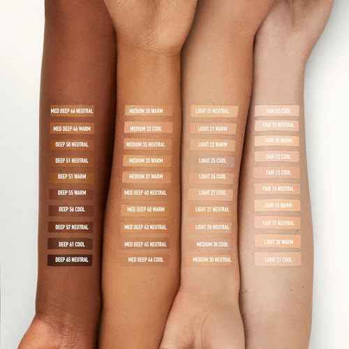 bareMinerals Barepro Performance Wear Liquid Foundation SPF 20, Breathable Makeup for Face, Full Coverage, 24HR Wear, Natural Matte Finish, Vegan