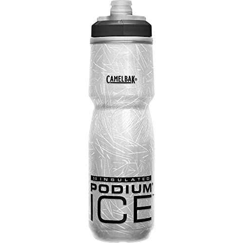 CamelBak Podium Ice Bike Insulated Squeeze Water Bottle Black, 21oz