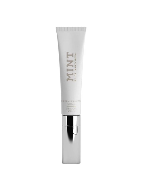 MINT Lip & Eye Serum (15 ml) – Anti-Aging Treatment with Aloe Vera, Betaine & Vitamin E – for a youthful appearance - 96% Natural Ingredients – Vegan