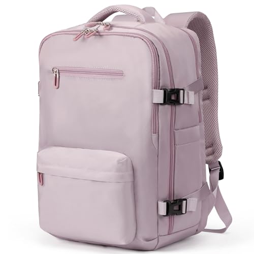 SHRRADOO Travel Laptops Backpack for Women Men, Casual Work Bag 17inch High School College Backpack Airline Approved Backp...