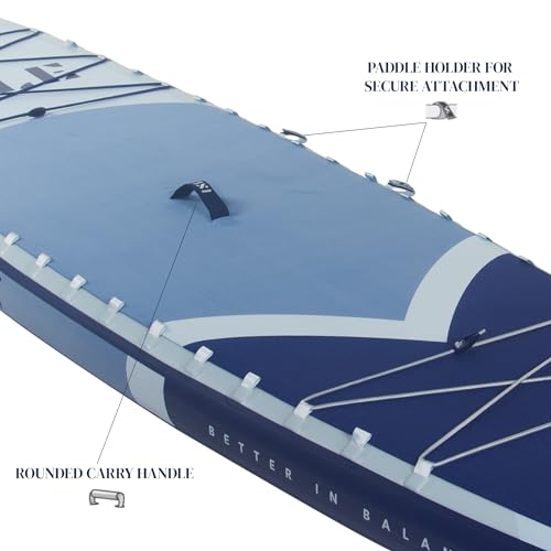 ISLE Explorer 3.0 Inflatable Stand Up Paddle Board & iSUP Bundle Accessory Pack, Adventure & Touring Board, Durable, Light...