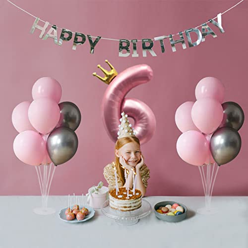 ROYUYE 10 Sets of Balloon Stands for Table Balloon Stand Allowing Balloons To Float Without Helium Tank Balloon Holder Dec...