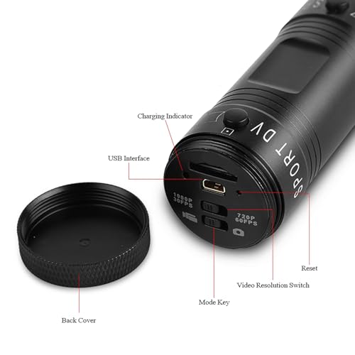 Sutinna Action Cameras, Helmet Camera, 1080P for Outdoor Sports Outdoor Extreme