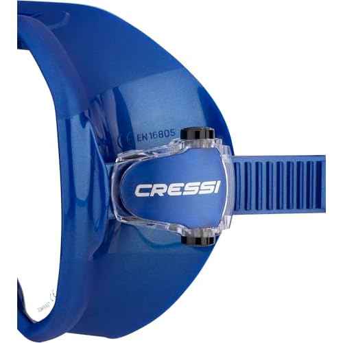 Cressi Adult Frameless Diving Mask - Wide View Mono Lens - Low Internal Volume - Pure Soft Silicone - Z2: Designed in Italy by Cressi
