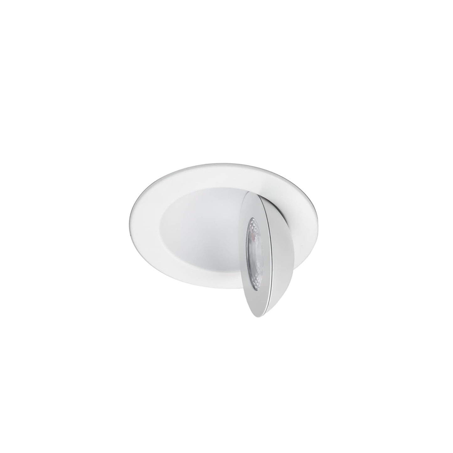 WAC Lighting Lotos 4in LED Round Adjustable Recessed Light 5-CCT Selectable 9W 700 Lumens IC-Rated Airtight 120V-277V Universal in White 2-HR Fire Rated (Pack of 24)