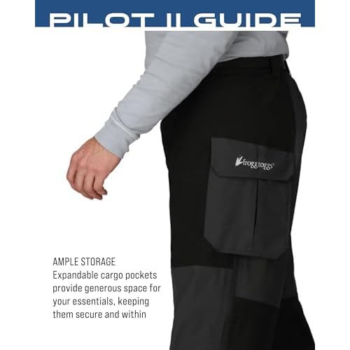 FROGG TOGGS Men's Pilot II Guide Waterproof Breathable Rain Pant