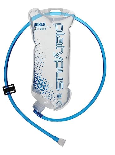 Platypus Hoser Hands-Free Hydration System Water Reservoir, 1-Liter, With Fast Flow Valve, one color