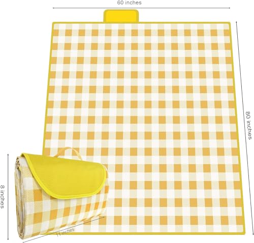 UrbAmerican Outdoor Picnic mat Moisture-Proof mat Thickened Outdoor Camping Picnic Equipment Waterproof Portable Travel Ou...