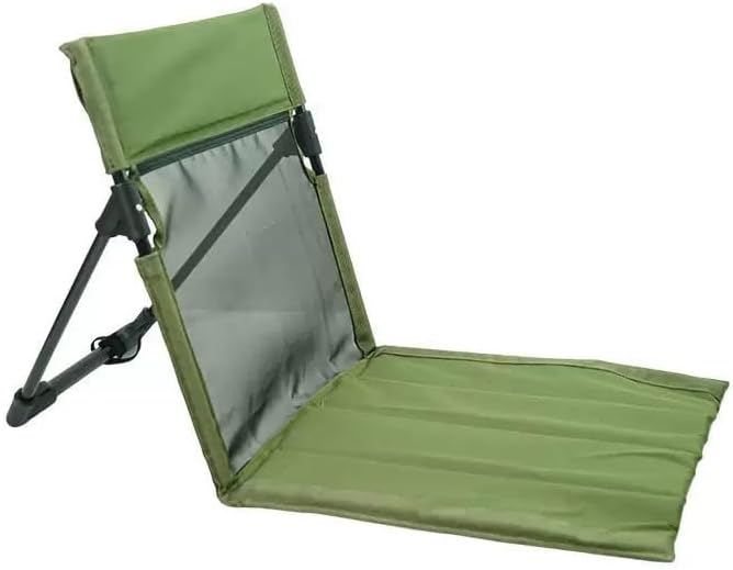 Nyeullcy Breathable Mesh Back Folding backrest,Ultralight Aluminum Alloy Camp Seat with Ventilated Backrest, Portable Outd...