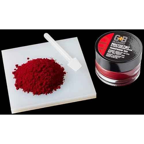 GluBoost MasterTint Jars ? Long-Lasting Color Additives for Perfect Color Matching ? Works with MasterGlu & Fill n¡¯ Finish Pro ? No Solvent Needed - Red