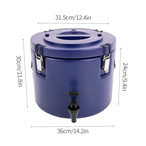 4.94 Gallon Insulated Beverage Dispenser,Dispenser with Stainless Steel Interior and Spout,Portable Sports Cooler for Camp...