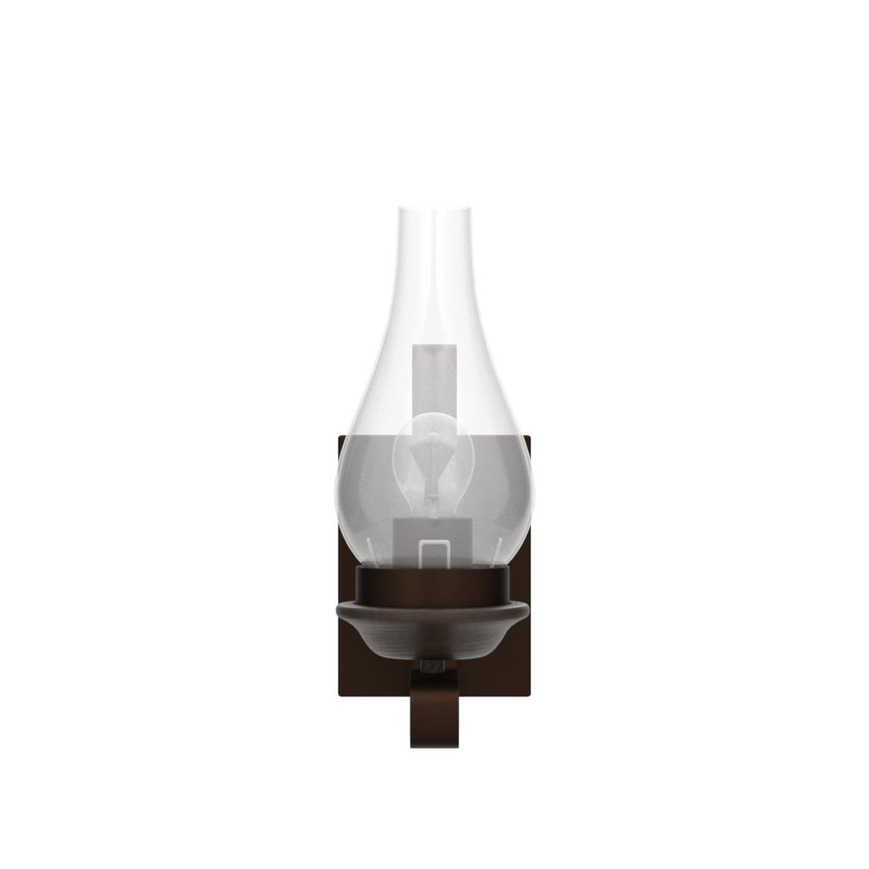 LightInTheBox Rustic Wall Sconce Vintage Farmhouse Wall Light Fixtures Industrial Glass Wall Lamp for Cabin Bedroom Living Room Hallway Fireplace (2PCS)