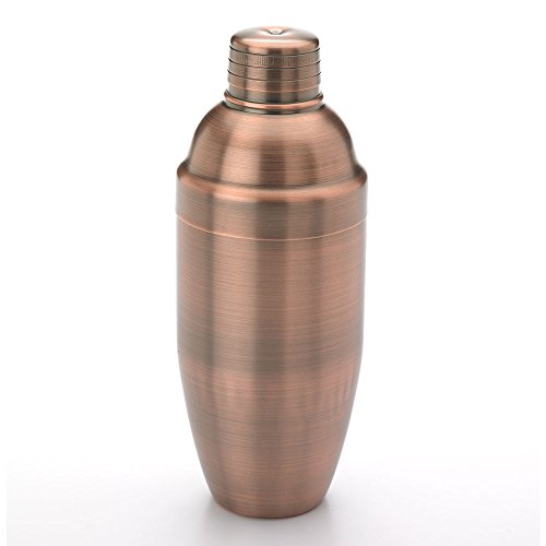 Barfly Cocktail Shaker, 24oz (700 ml), Antique Copper,M37039ACP