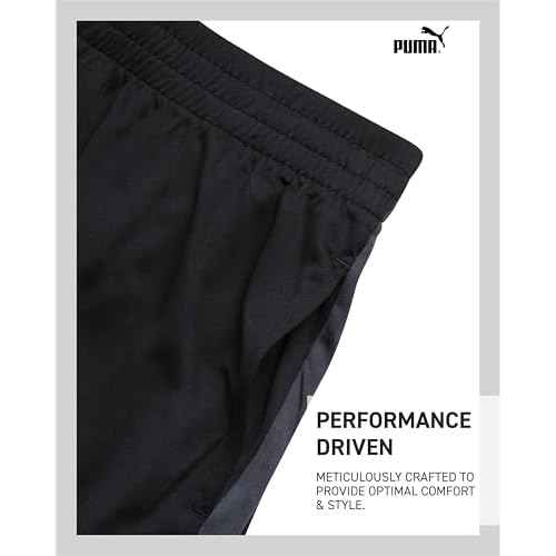 PUMA Boys Athletic Shorts - Quick Dry Breathable Interlock Performance Boys Basketball Shorts with Pockets (Sizes: 4-20)