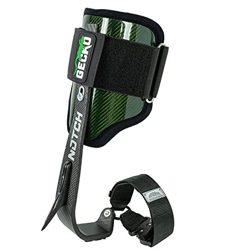 Notch Gecko Carbon Fiber 2.0 Climbers Includes Tree & Pole Gaffs, Quick Connect Straps, Adjustable Upper Cuffs, Rubber Sti...