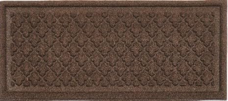 Artisan Entry Indoor Mats for Entryway, Durable & Easy to Clean Tray for Boots, Anti-Slip & Water-Resistant for Front Room, Made in The USA, 15" x 36", Walnut, by Mats Inc.