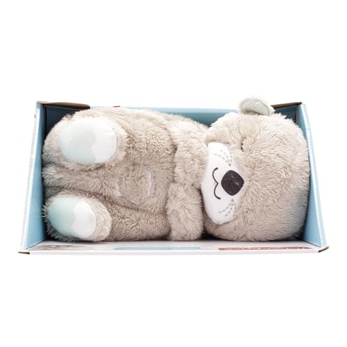 Fisher-Price Baby Toy Soothe 'n Snuggle Otter Portable Plush Sound Machine with Music Lights & Breathing Motion for Newborns 0+ Months