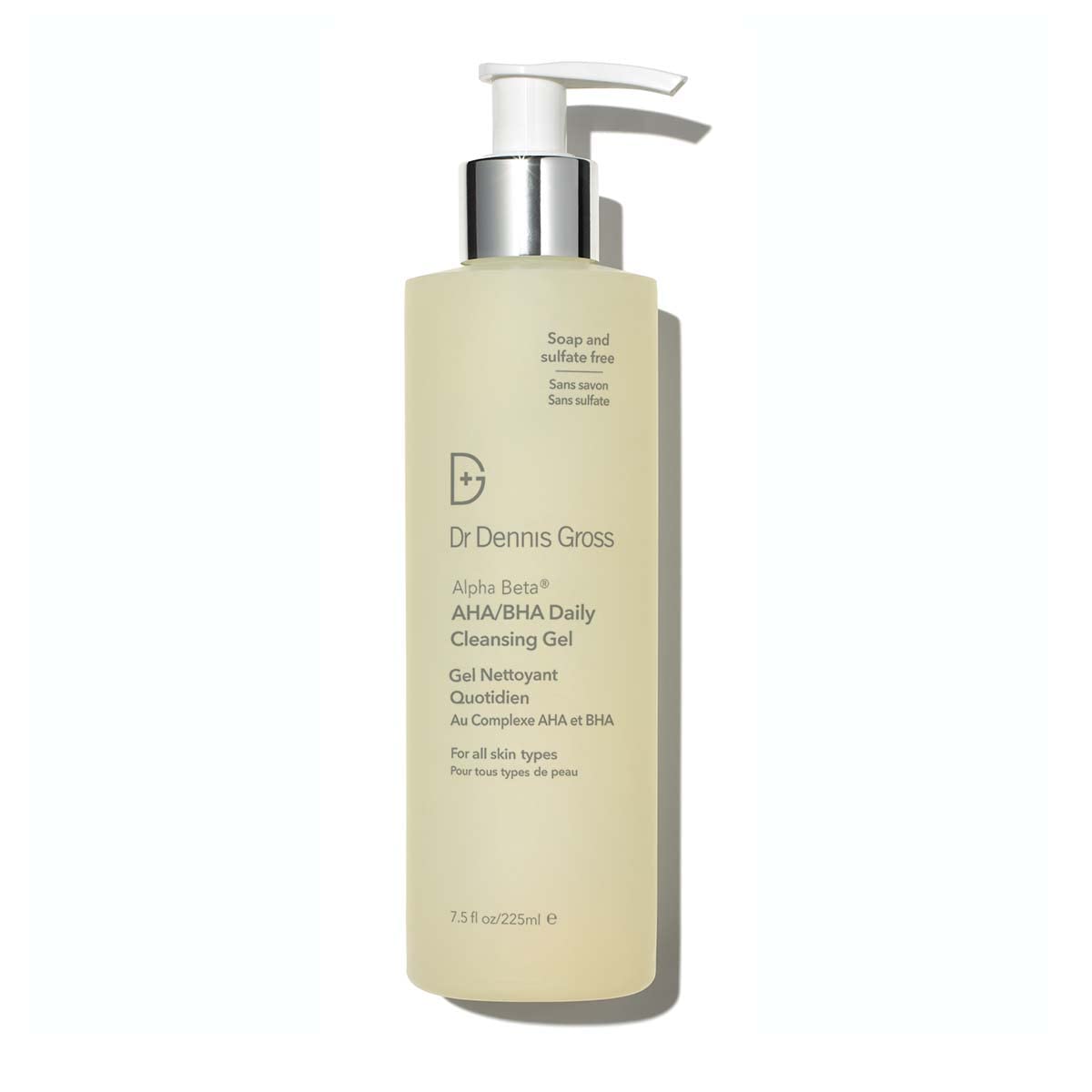 Dr. Dennis Gross Alpha Beta AHA/BHA Daily Cleansing Gel, for Skin That is Dull, Congested and Uneven Tone & Texture (7.5 Fl Oz)
