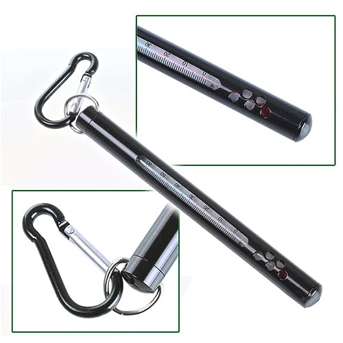 BE-TOOL Fishing Water Thermometer Fly Fishing Thermometer with Dual Scale Representation to Record The Temperature and Kee...