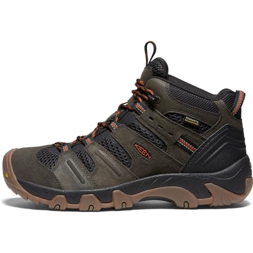 KEEN Men's Headout Mid Height Waterproof All Terrain Hiking Boot