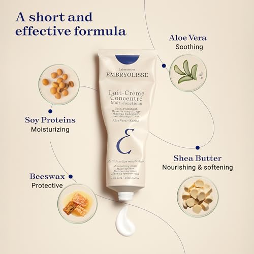 Embryolisse Lait-Crème Concentré, Multifunction Daily Face Moisturizer and Makeup Primer, Suitable for All Skin Types. Fre...