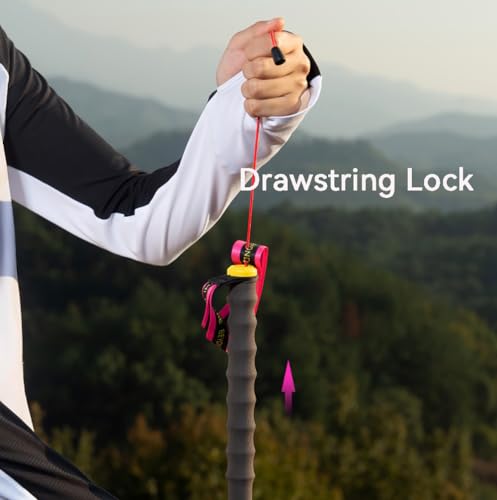 Trekking Poles Carbon Fiber 2 Collapsible and Lightweight Hiking Sticks with EVA Grip, Quick Locking, Balance Support