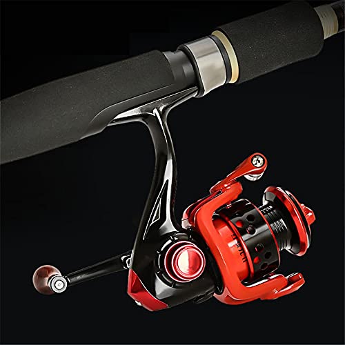 Gigicloud Full Metal Fishing Reel Small Metal Spinning Wheel Mini Compact 150 Pocket Spinning Reel for Carp Fishing Lure N...