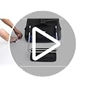 DUMOS Ergonomic Gaming Office Desk Chair with Footrest and Headrest for Adults, PU Leather Video Computer Chair with Linka...
