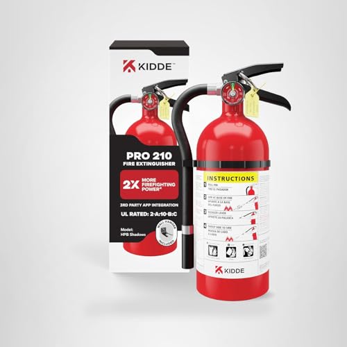Kidde Commercial-Grade Fire Extinguisher for Office, Schools, Rechargeable, 2A10BC