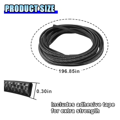 16FT/5M Car Door Edge Guards - U Shape Electroplated Glossy Rubber Door Edge Trim Seal Protector - Self-Adhesion Car Scrat...