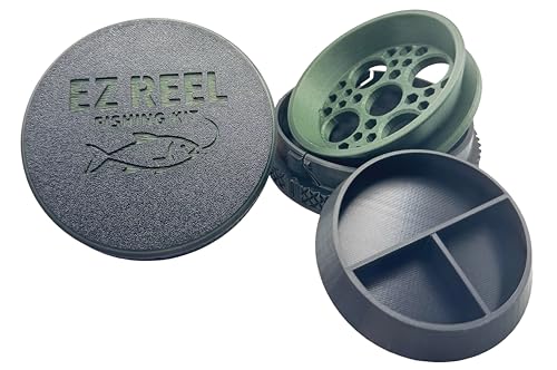 EZ Reel Fishing Kit EZ Reel Fishing Kit – Pocket Size Handline Fishing Reel | Ultimate Compact Rodless Reel Fishing Kit fo...