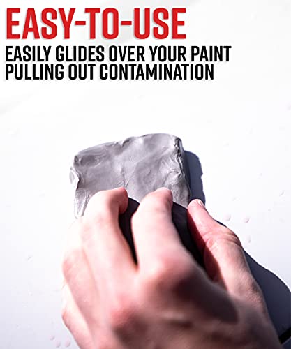 Adam's Polishes Fine Grade Clay Bar - Removes Debris & Dirt from Vehicle for Paint, Glass, Trim, Wheels | Add Shine, Gloss...