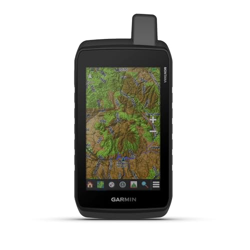 Garmin Montana® 710, Rugged GPS Handheld Navigator with Large 5-inch Glove-Friendly Touchscreen, Satellite Imagery and Map...