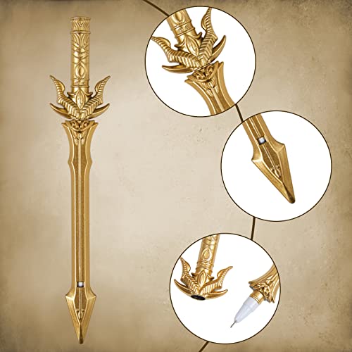 Yexiya 24 Pack Ancient Sword Pens Set Gel Ink Novelty Fun Cool Sword Plastic Gel Ink Cool Pens for Christmas Birthday Part...