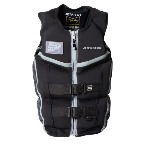 Jetpilot Unisex Adult Life Jacket, Shaun Murray Neoprene Life Vest, USCG and Transport Canada Approved PFD, Great for Padd...