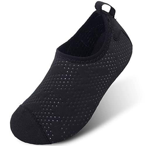 JIASUQI Kids Boys and Girls Summer Athletic Water Shoes Aqua Socks for Beach Swimming Pool