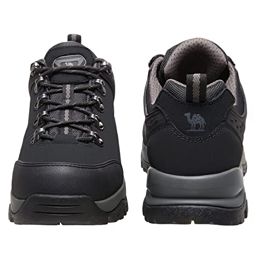 CAMEL CROWN Hiking Shoes Men Trekking Shoe Low Top Outdoor Walking Waterproof Leather Trail Sneakers
