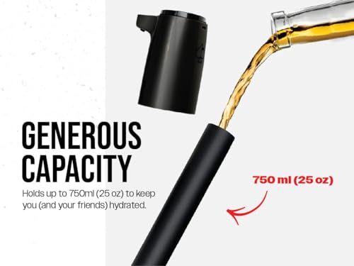 Pins & Aces Golf LiquorStick 3.0 - Electric Drink Dispenser, Rechargeable, Stainless Steel - Holds Up to 750ml - Keep Your...