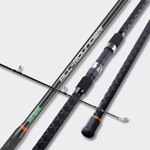 LITTMA All Rounder Graphite Composite Surf Fishing Rod - Lightweight and Durable 2-Piece Design - Ergonomic M/MH Spinning ...