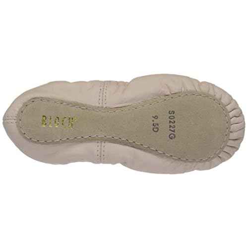 Bloch Child Ballet Shoes, Toddler Shoes, Girls Shoes, High Durability Soft Leather Upper, Flexibility Full Suede Outsole Pre-Sewn Elastic, Printed heart sock-line Dance Shoe