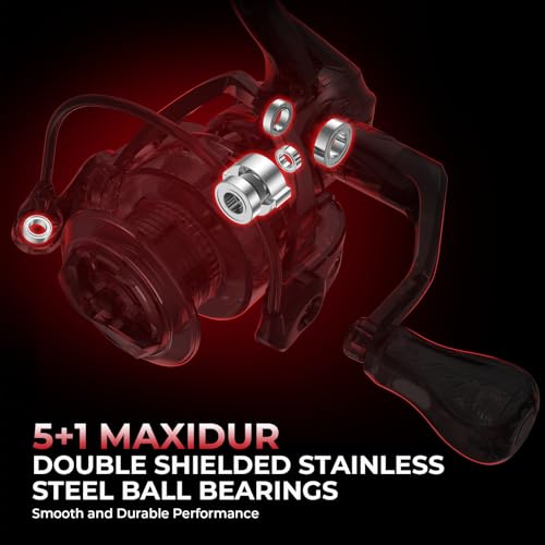 KastKing Royale Legend II Twin Tip Fishing Rod and Reel Combos, Spinning & Casting Combo, IM6 Graphite 2Pc Blanks, Extra B...