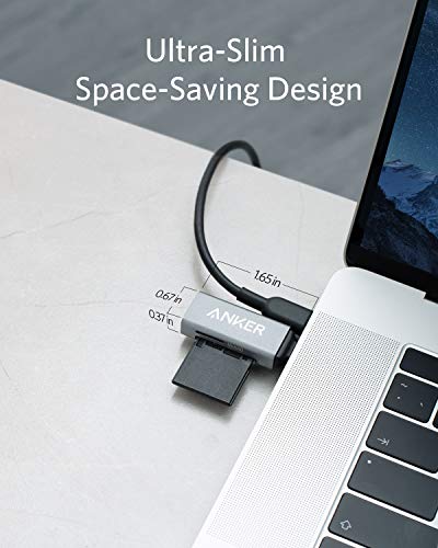 Anker SD Card Reader, 2-in-1 USB C Memory Card Reader for Digital Camera SD Card Viewer with Dual Slot for SDXC, SDHC, SD,...