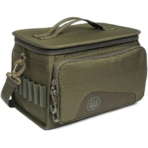 Beretta Gamekeeper EVO Durable Lightweight Functional Outdoor Hunting Shooting Tactical Zippered Cartridge Bag 150 with Adjustable Shoulder Strap | Capacity of 6 Boxes x 25 Cartridges
