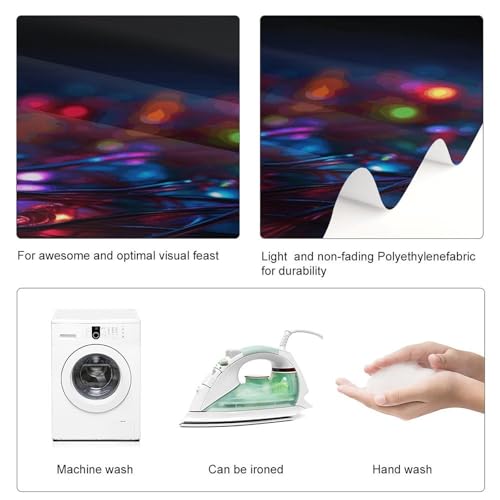 Many Colored Lights Backdrop Background for Photography High Density Polyester Fabric Background Banner Seamless Photo Boo...