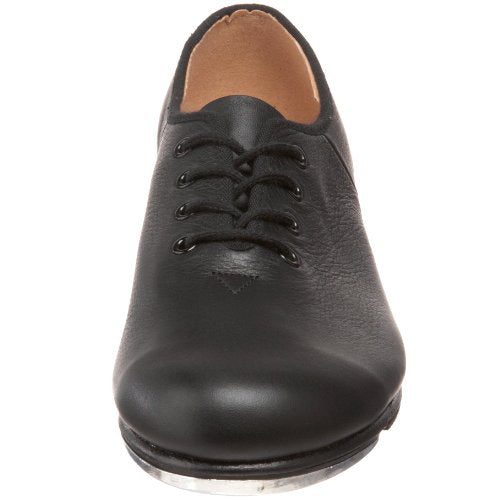 Bloch Dance Women's Jazz Full-Sole Leather Tap Shoe, Black, 7.5